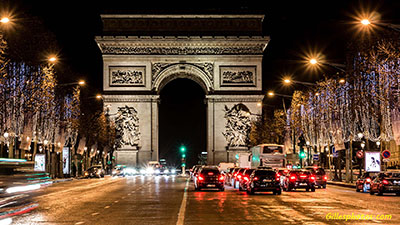 Champs Elysées, illumination de noël 2016